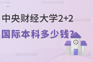 中央财经大学2+2国际本科多少钱？