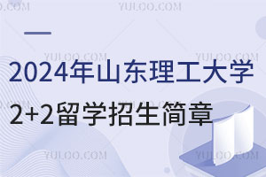 2024年山东理工大学2+2留学招生简章