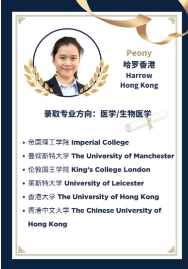 哈罗毕业生大学录取榜单