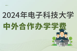 2024年电子科技大学中外合作办学学费