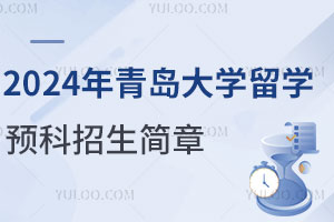 2024年青岛大学留学预科招生简章