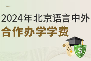 2024年北京语言大学中外合作办学学费