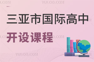三亚市国际高中开设课程
