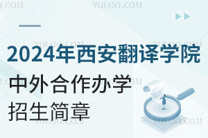 2024年西安翻译学院中外合作办学招生简章