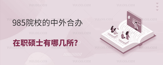 985院校的中外合办在职硕士有哪几所?