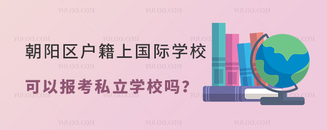 朝阳区户籍上国际学校可以报考私立学校吗