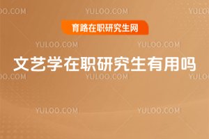 文艺学在职研究生有用吗