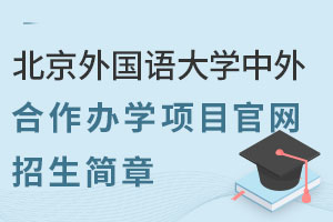 北京外国语大学中外合作办学项目官网招生简章