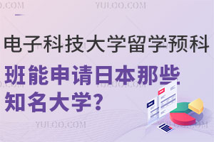 电子科技大学留学预科班能申请日本那些知名大学？