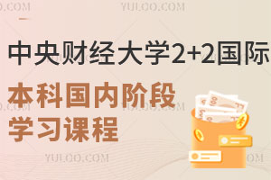 中央财经大学2+2国际本科国内阶段学习哪些课程？