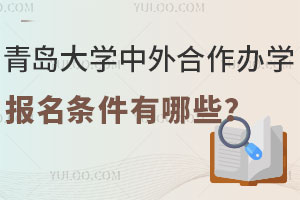青岛大学中外合作办学报名条件有哪些？