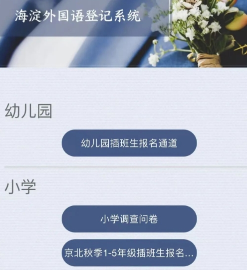 北京小学入学调查