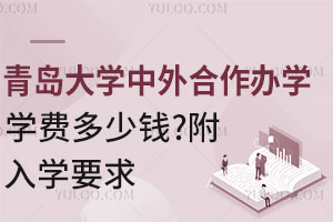 青岛大学中外合作办学学费多少钱？附入学要求