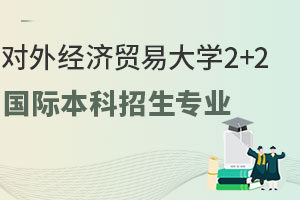 对外经济贸易大学统计学院2+2国际本科招生专业汇总