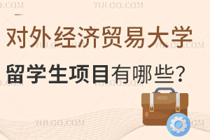 对外经济贸易大学留学生项目有哪些？