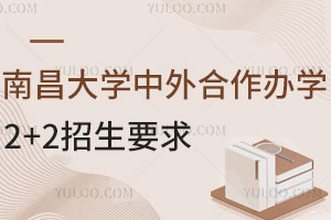 南昌大学中外合作办学2+2招生要求是什么？