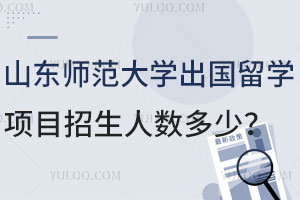 2025年山东师范大学出国留学项目招生人数多少？