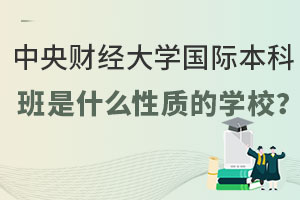 中央财经大学国际本科班是什么性质的学校？