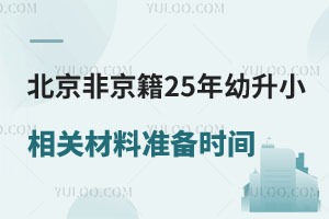 北京非京籍2025年幼升小入学,现在准备租房/居住证/工作证明来得及吗