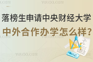 落榜生申请中央财经大学中外合作办学怎么样？