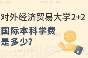 对外经济贸易大学2+2国际本科学费是多少？