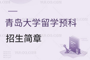 2025年青岛大学留学预科招生简章发布，小班授课，学分豁免！