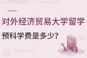 对外经济贸易大学留学预科学费是多少？附热门专业及报名条件