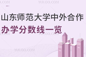 2025年山东师范大学中外合作办学分数线一览