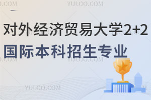 2025年对外经济贸易大学2+2国际本科招生专业有哪些？