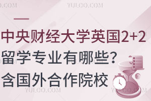 2025年中央财经大学英国2+2留学专业有哪些？含国外合作院校