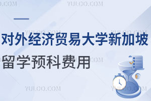 对外经济贸易大学新加坡留学预科费用是多少？