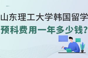 2025年山东理工大学韩国留学预科费用一年要多少钱？