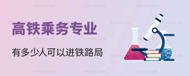 高铁乘务专业毕业后有多少人可以进铁路局?