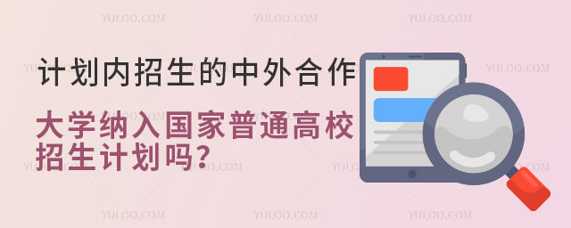 计划内招生的中外合作大学
