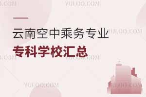 云南空中乘務專業專科學校匯總