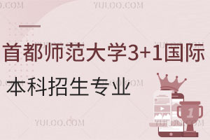 首都师范大学3+1国际本科招生专业有哪些？
