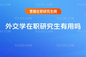 外交学在职研究生有用吗