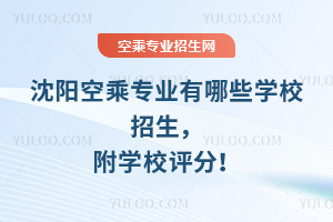 沈陽空乘專業(yè)有哪些學(xué)校招生,附學(xué)校評(píng)分!