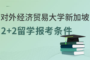 对外经济贸易大学新加坡2+2留学报考条件是什么？