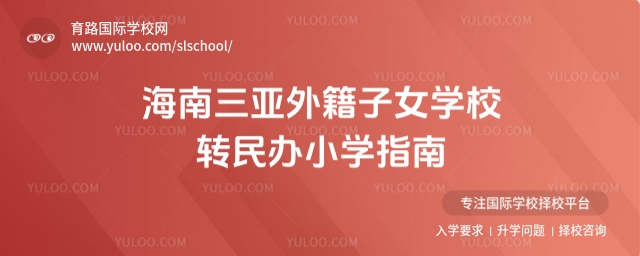 海南三亚外籍子女学校转民办小学