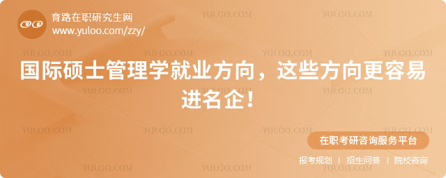 国际硕士管理学就业方向