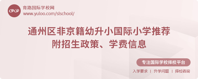 2025年通州区非京籍幼升小国际小学推荐
