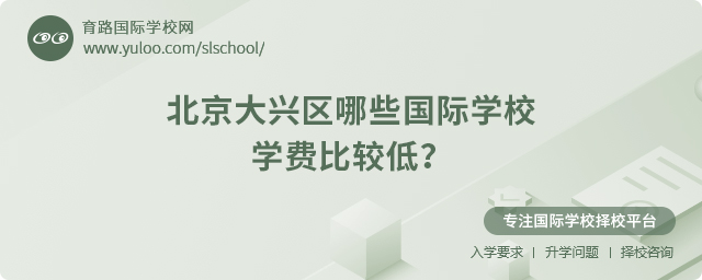 2025年北京大兴区国际学校学费比较低