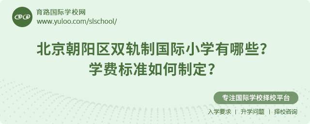 2025年北京朝阳区双轨制国际小学有哪些