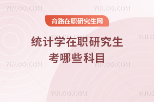 统计学在职研究生考哪些科目