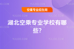 湖北空乘專業學校有哪些?