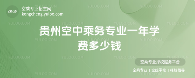 貴州空中乘務(wù)專業(yè)一年學(xué)費(fèi)多少錢