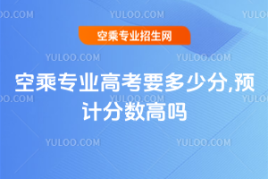2025年空乘專業高考要多少分,預計分數高嗎