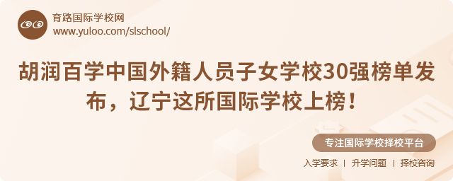 胡润百学中国外籍人员子女学校30强榜单