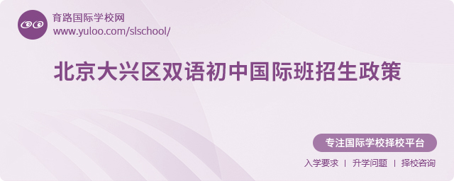 2025年北京大兴区双语初中国际班招生政策